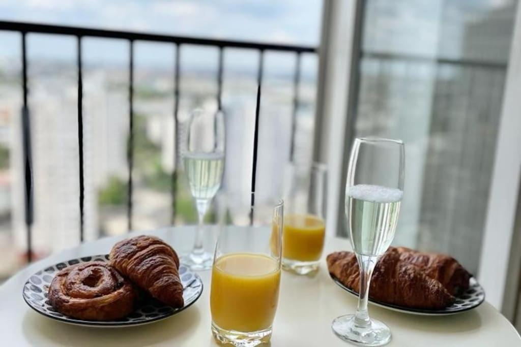 Ciel De Paris : Vue Tour Eiffel Apartment Choisy-le-Roi Luaran gambar