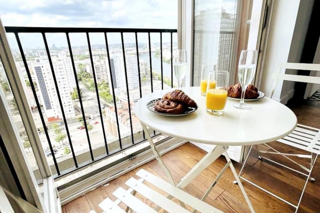 Ciel De Paris : Vue Tour Eiffel Apartment Choisy-le-Roi Luaran gambar